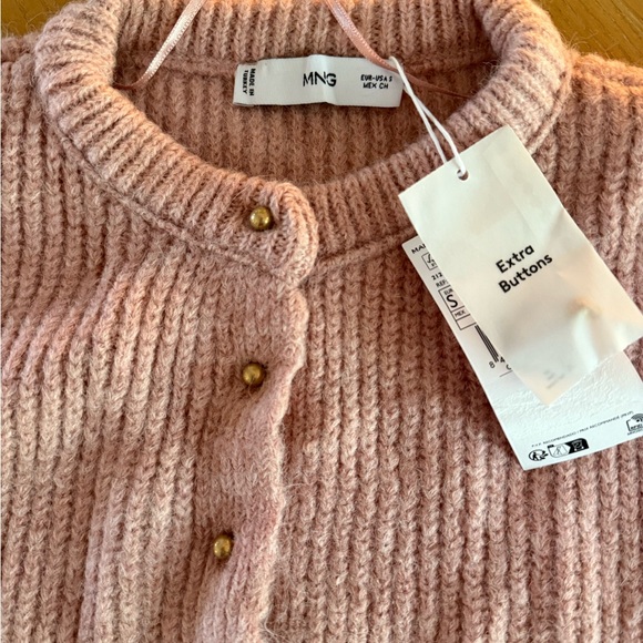 Mango Pink Ribbed Sweater - Picture 3 of 5